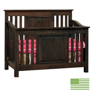 Amish 4 in 1 Convertible Baby Crib - Juneau